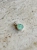 Circular tiny pendant with turquoise stone