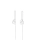 silver earrings with chain