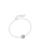 Sterling silver bracelet with dolomite Picasso