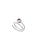 Sterling silver spiral ring with Baltic amber inlay