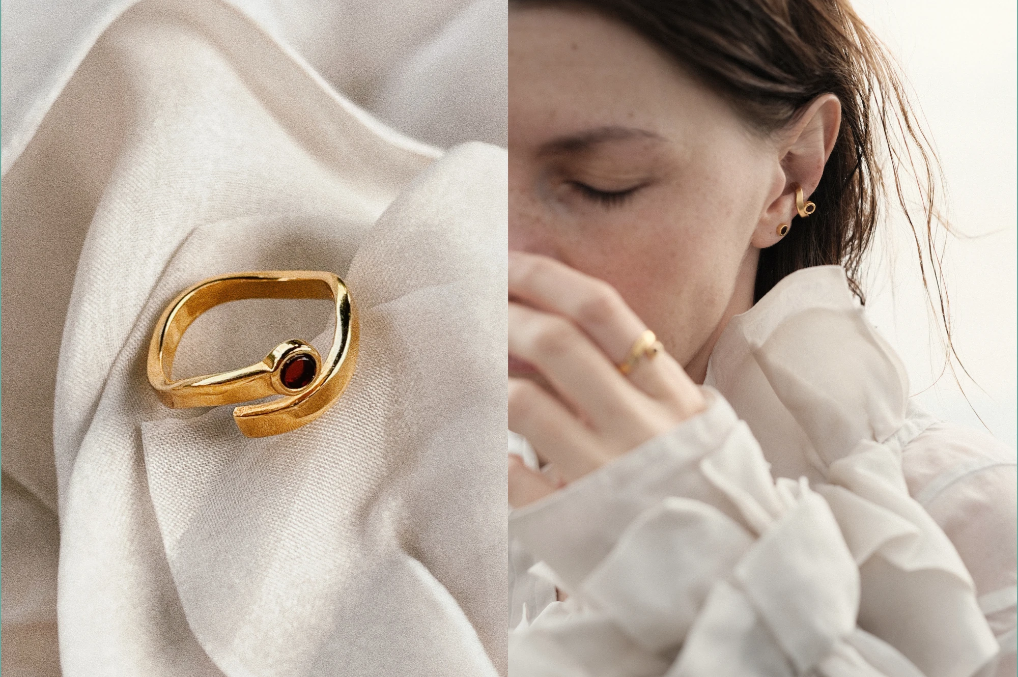 Jewelry with Baltic amber