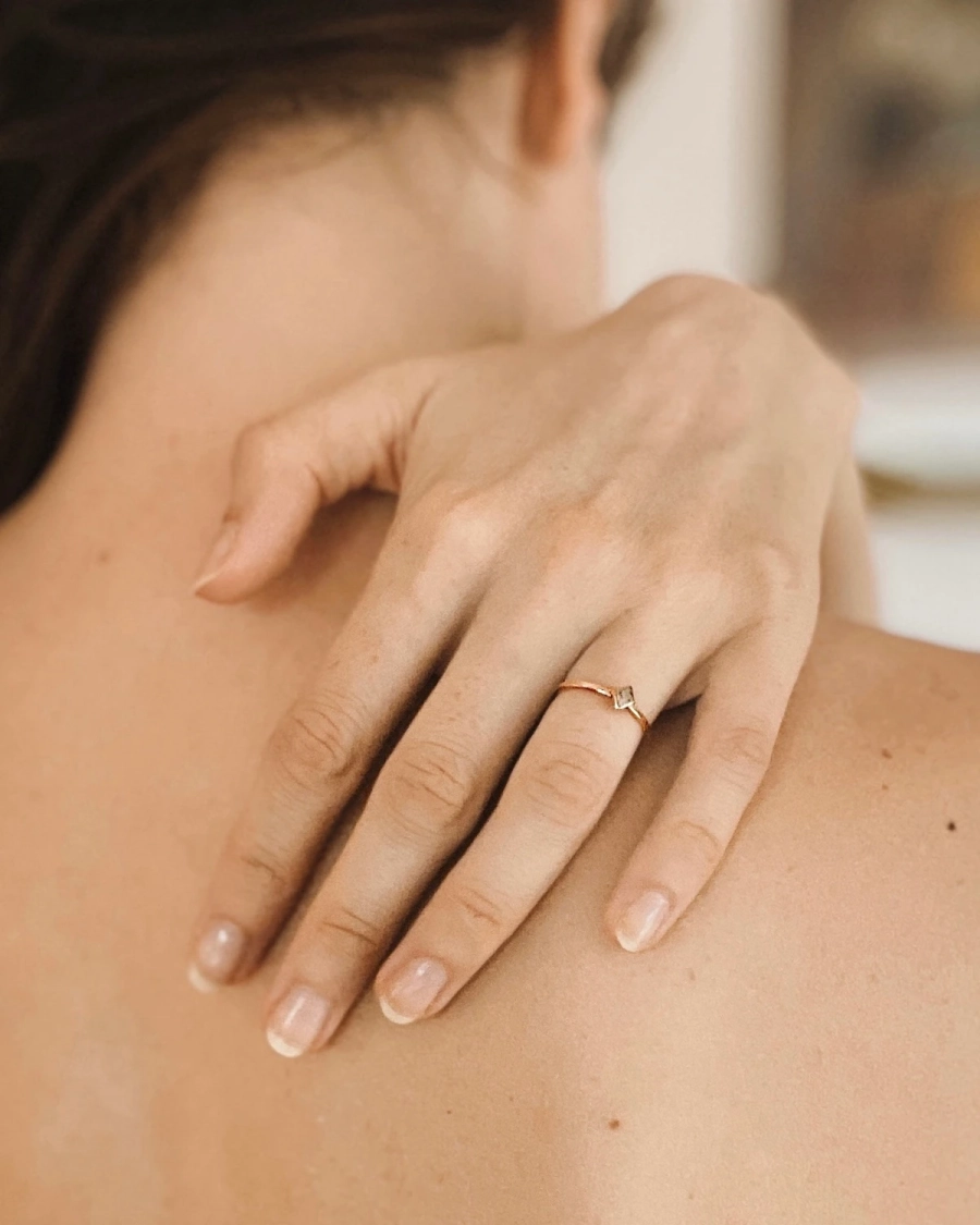 GOld and silver jewelry with meteorites