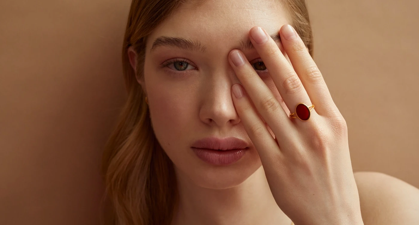 Jewelry with amber